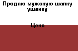 Продаю мужскую шапку ушанку › Цена ­ 5 000 - Свердловская обл., Екатеринбург г. Одежда, обувь и аксессуары » Мужская одежда и обувь   . Свердловская обл.,Екатеринбург г.